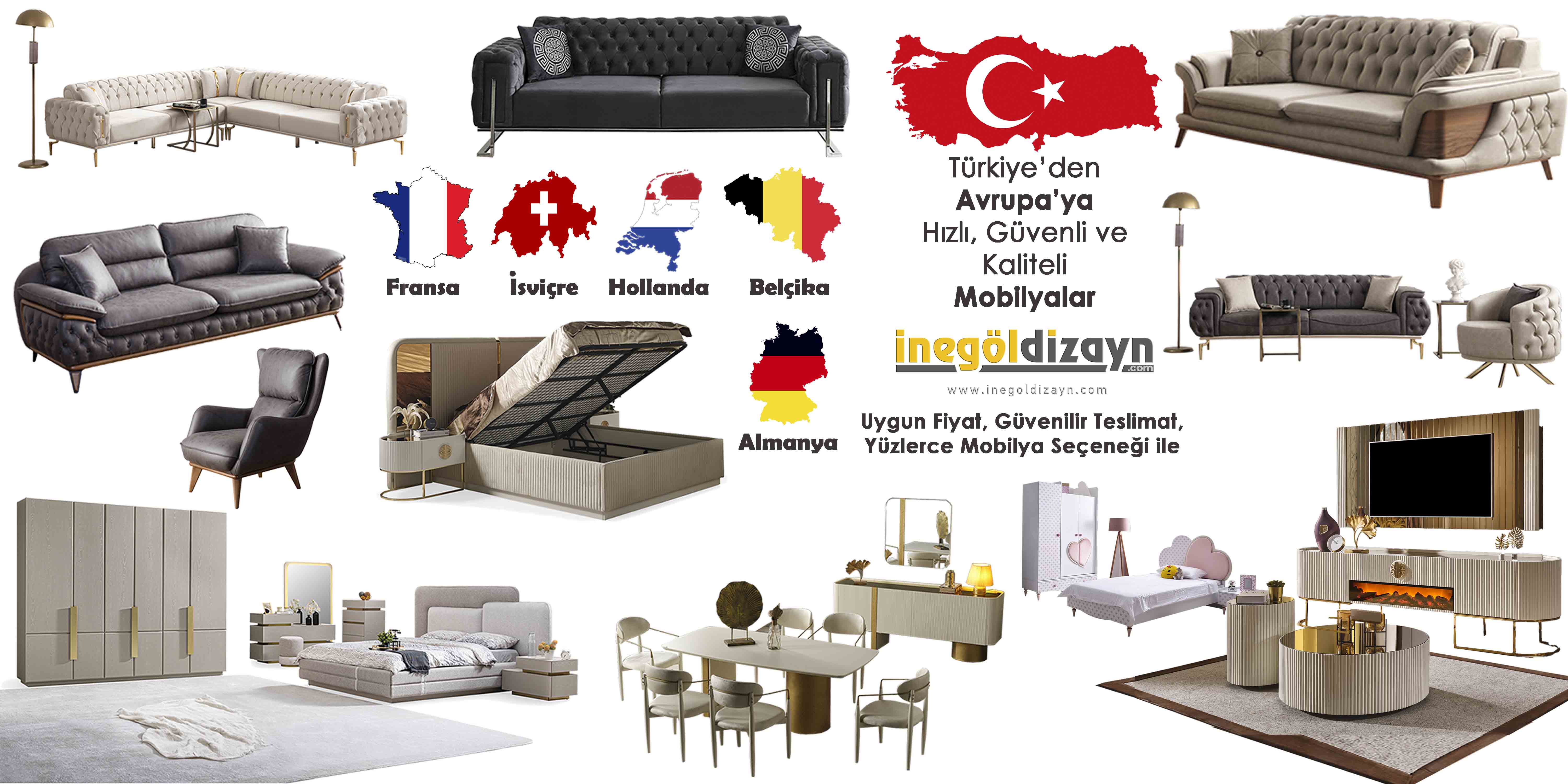 İnegöl Mobilya Yurtdışı Satış ve Teslimat