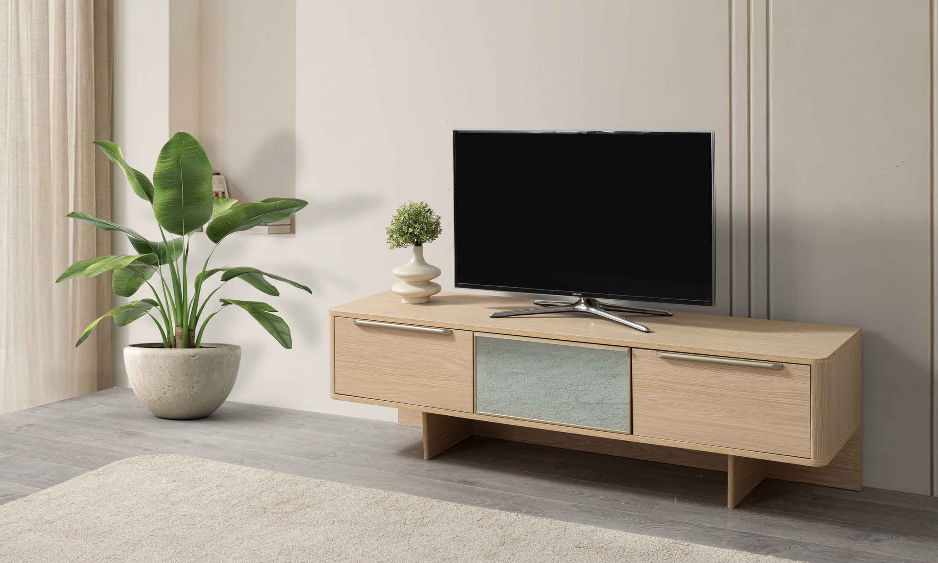 Loft Meşe Tv Ünitesi