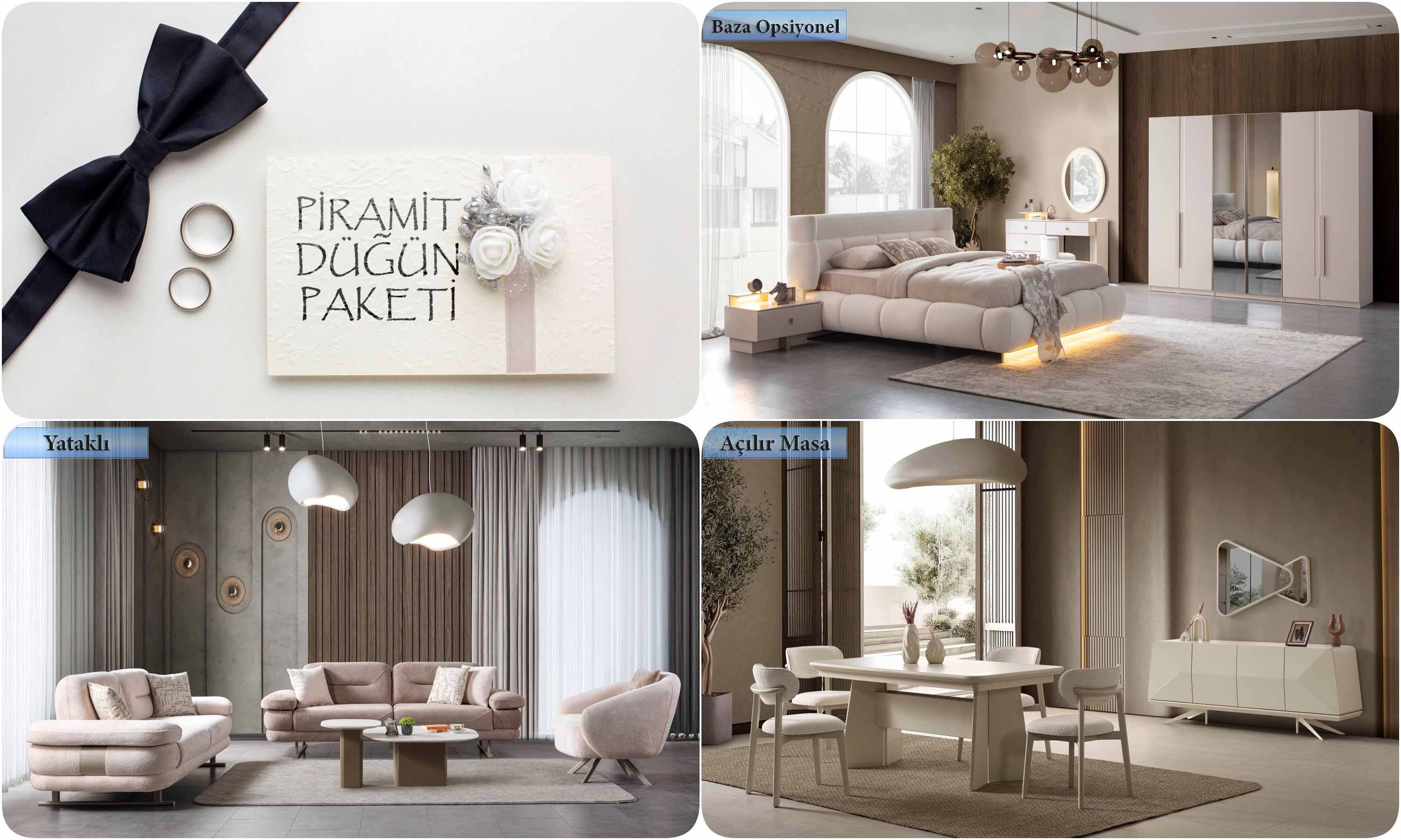 Piramit Düğün Paketi