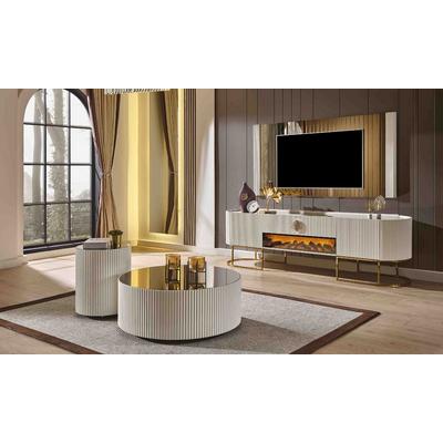 Gucci Ekru Gold Tv Ünitesi